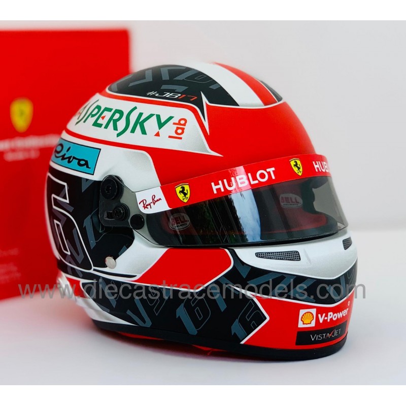 Casque Helmet 1/2 Charles Leclerc F1 2019 Bell Miniatures Minichamps