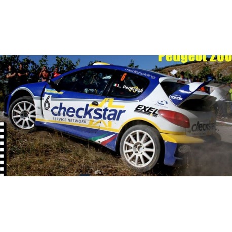 Peugeot 206 WRC 6 Rally Legend San Marino 2011 Pedersoli Maggioni Sunstar SUN3866