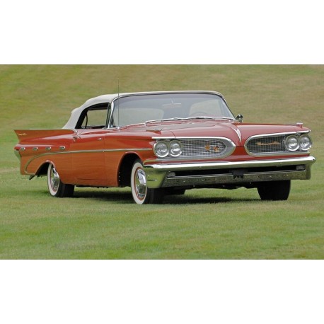 Pontiac Bonneville 1959 Yellow White Sunstar SUN5193