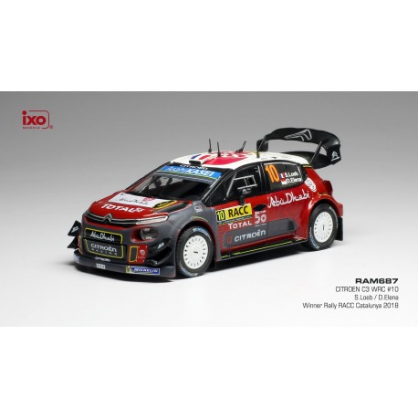 Citroen C3 WRC 10 Rallye de Catalogne 2018 Loeb Elena IXO RAM687