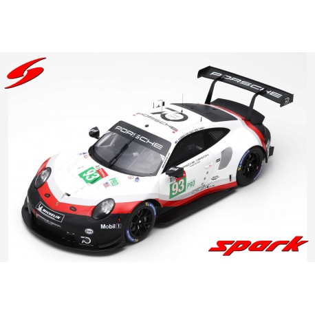 Porsche 911 RSR 93 24 Heures du Mans 2018 Spark 12S013