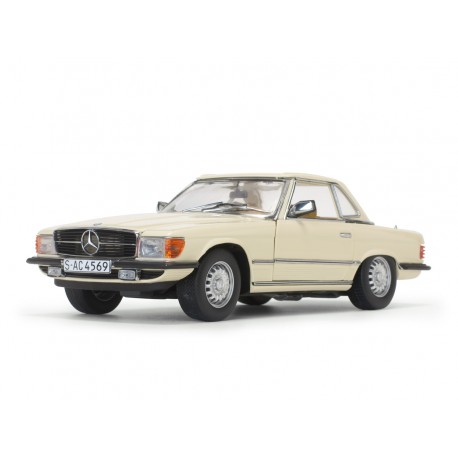 Mercedes 350 SL Hardtop Beige 1977 Sunstar SUN4667