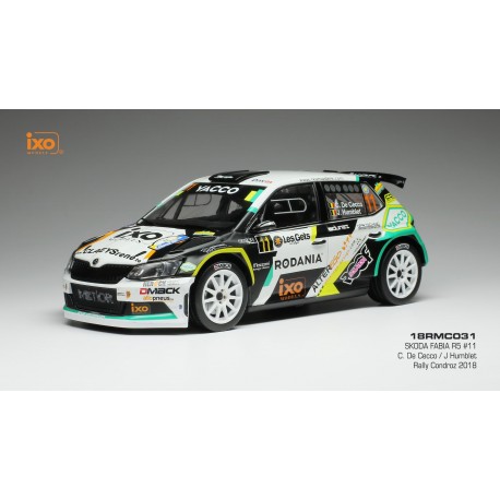 Skoda Fabia R5 11 Rallye du Condroz 2018 de Cecco Humblet IXO 18RMC031