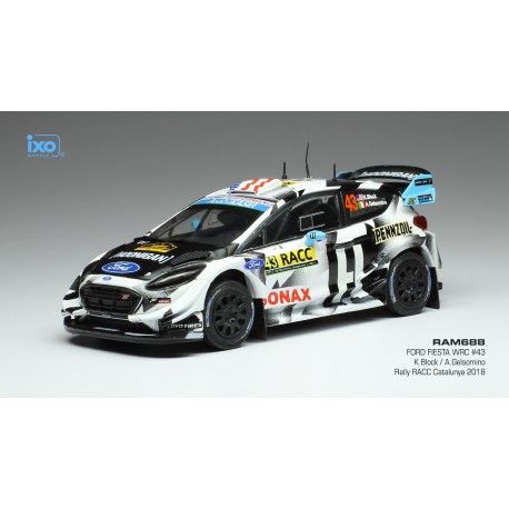 Ford Fiesta WRC 43 Rallye de Catalogne 2018 Block Gelsomino IXO RAM688