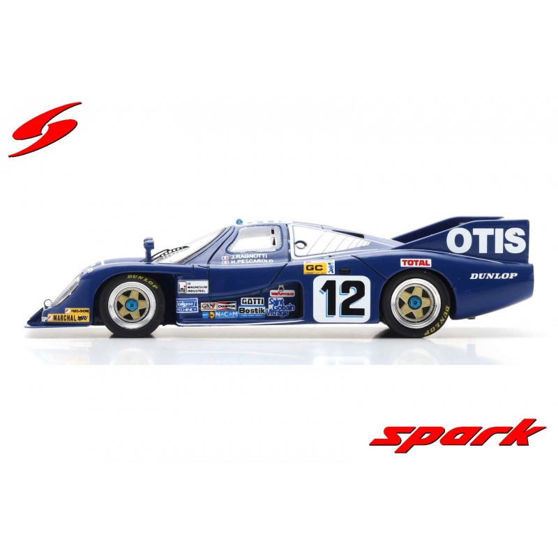 No Spark Rondeau M382 #39 24 Heures Du Mans 1985 - Starter 1/43 - Miniature Collection Avec Présentoir