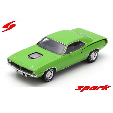 Plymouth Hemi Cuda 1970 Green Spark S3615