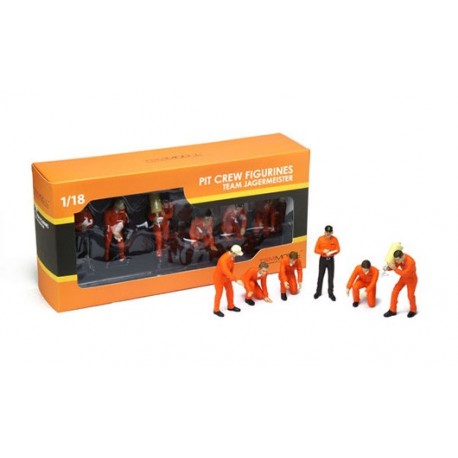 F1 Pit Crew Figurines Jagermeister Racing (Set of 6) Truescale TSM11AC01