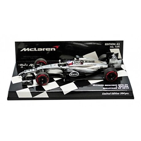 McLaren Mercedes MP4/29 22 F1 Grand Prix de Malaisie 2014 Jenson Button Minichamps 530144222