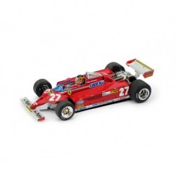 Ferrari 126CK Turbo 27 F1 Montecarlo 1981 Gilles Villeneuve Brumm R367-CH