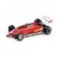 Ferrari 126C2 Turbo 27 + pilote F1 Italie 1982 Gilles Villeneuve Brumm R267-27