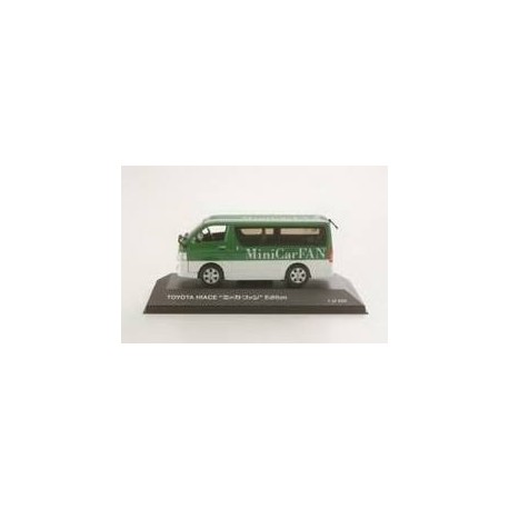 Toyota Hiace 2007 LTD ED for Japanese Market 2007 Green White KK Scale KMINICAR