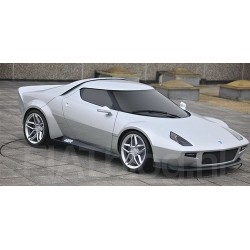 Lancia Stratos 2010 Silver Resin IXO PR0201