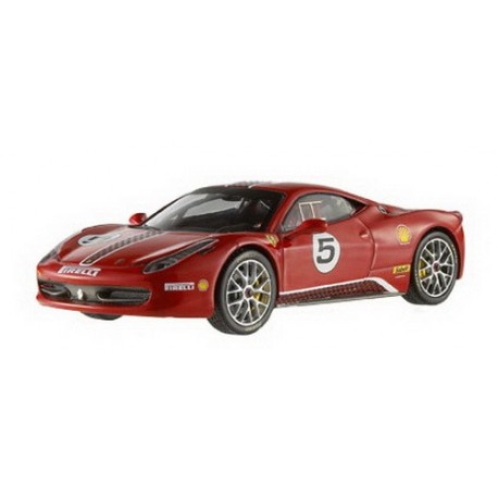 Ferrari 458 Italia Challenge Elite Red Hotwheels MX5504