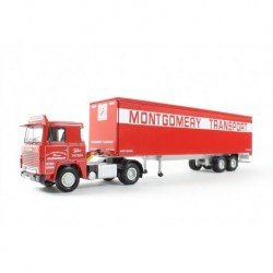 Scania 111 Tandom Axle Box Vanmontgomery Transport Newtownabbey, Nothern Ireland (New tooling) Corgi CC15301