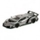 Lamborghini Veneno 2014 Grey with green character line Kyosho KYO5571GRG