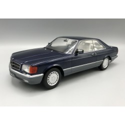 Mercedes 560 SEC C126 Metallic Blue KK Scale KKDC180333