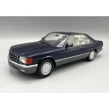 Mercedes 560 SEC C126 Metallic Blue KK Scale KKDC180333