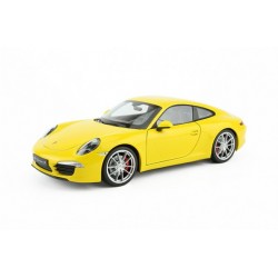Porsche 911 / 991 Carrera S Jaune 2012 Welly 18047Y 