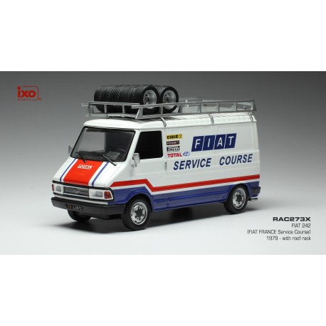 FIAT 242 Fiat France Service Course with roof rack 1979 IXO RAC273X