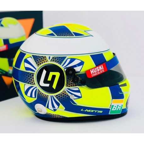 Casque Helmet 1/2 Lando Norris F1 2019 Bell
