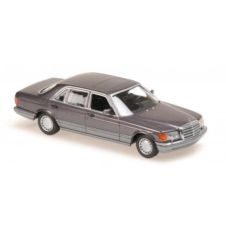 Mercedes Benz 560 SEL 1990 Purple Metallic Minichamps 940039301