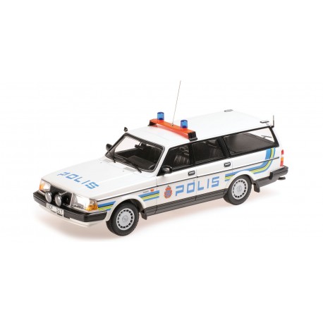 Volvo 240 GL Break Polis Sweden 1986 Minichamps 155171480