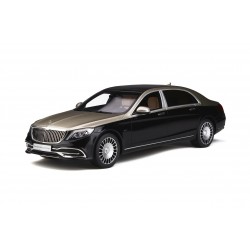 Mercedes Maybach S650 Aragonite Silver Obsidian Black GT Spirit GT237