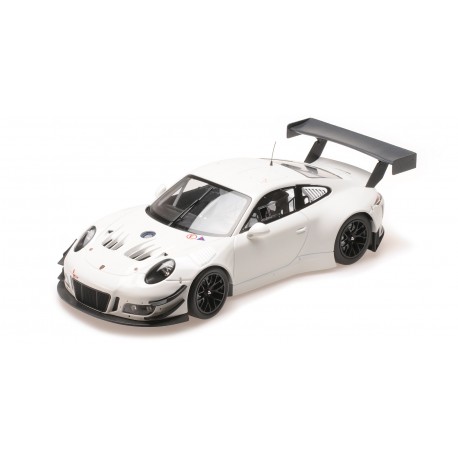 Porsche 911 GT3R Plainbody version White Minichamps 155186900