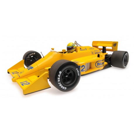 Lotus Honda 99T F1 Monaco 1987 Ayrton Senna Minichamps 540871892