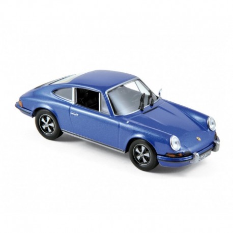 Porsche 911 S 2.4L 1973 Bleue Norev 750055