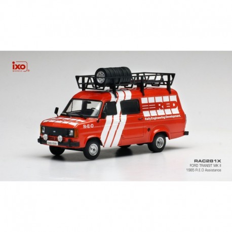 Ford Transit MKII Rally Assistance RED 1985 IXO RAC281X