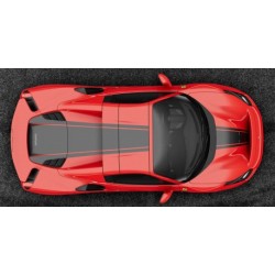 Ferrari 488 Pista Spider Hard Top Rosso Corsa with Nero Daytona livery Looksmart LS496HTB