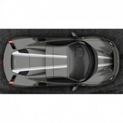 Ferrari 488 Pista Spider Hard Top Grigio Medio with Argento Nurburgring livery Looksmart LS496HTC