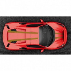 Ferrari 488 Pista Spider Hard Top Rosso F1 2007 with Gold livery Looksmart LS496HTE