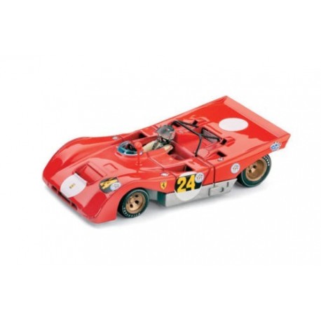 Ferrari 312PB 24 + pilote 1000km de Buenos Aires 1971 Brumm R258-CH