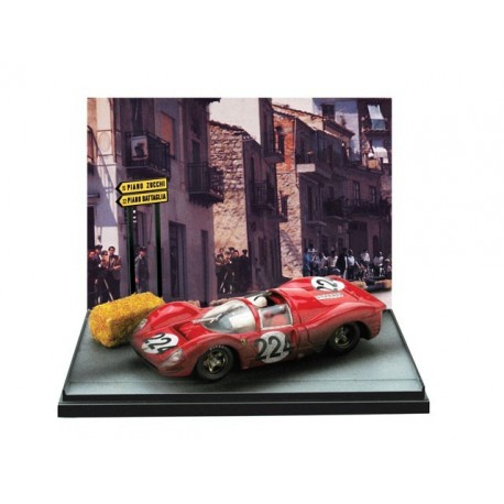 Set Ferrari 330P4 224 Targa Florio 1967 Brumm AS18