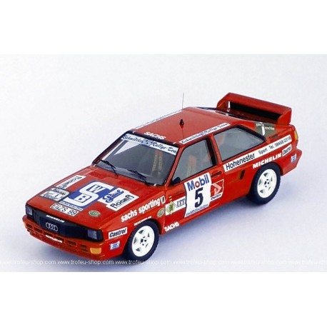 Audi Quattro 5 3-Städte-Rallye 1986 Schmidtke Kucken Trofeu TRORRDE08