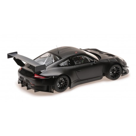 Porsche 911 GT3R Plainbody version Matt Black Minichamps 155186901