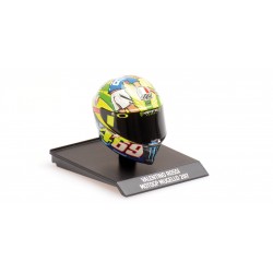 Casque Helmet 1/10 AGV Valentino Rossi Moto GP Mugello 2017 Minichamps 315170086