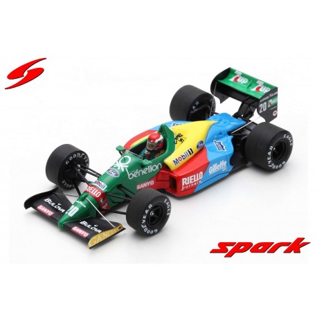 Benetton B188 20 F1 Brésil 1989 Johnny Herbert Spark S5203