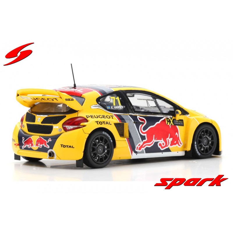 Spark 1/43 S7806 Total Peugeot 208 WRX #71 World RX of