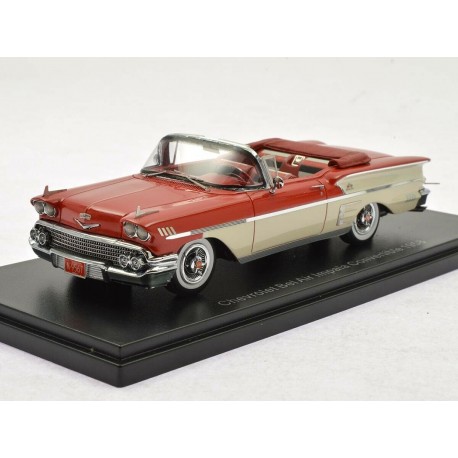 Chevrolet Belair Impala Convertible 1958 Red and White NEO NEO49567