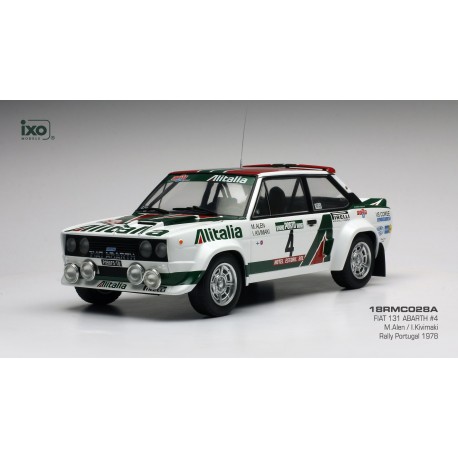 Fiat 131 Abarth 4 Rallye du Portugal 1978 Alen Kivimaki IXO 18RMC028A
