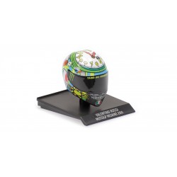 Casque Helmet 1/10 AGV Valentino Rossi Moto GP Misano Clock Artwork 2010 Minichamps 315100056