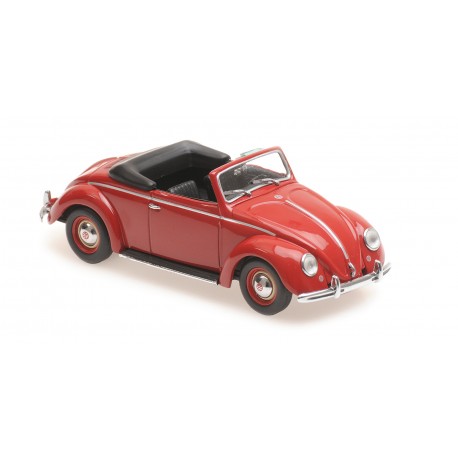 Volkswagen Hebmuller Cabriolet 1950 Red Minichamps 940052131