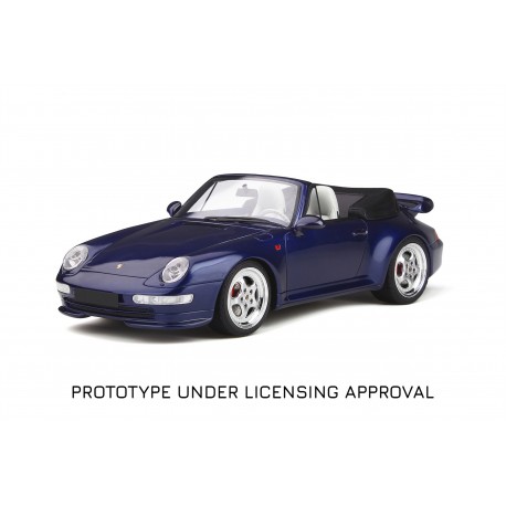 Porsche 911 993 Turbo Cabriolet Iris Blue GT Spirit GT257