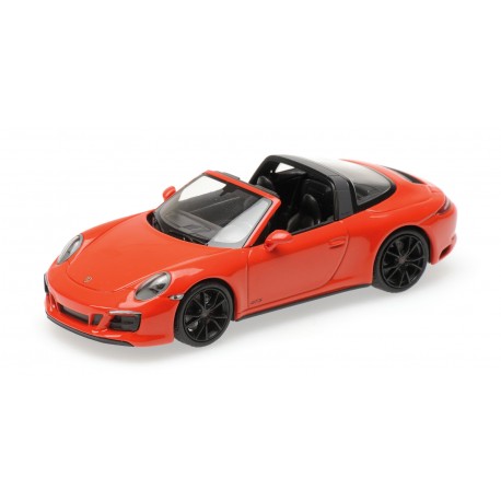 Porsche 911 Type 991/2 Targa 4 GTS 2017 Orange Minichamps 410067341