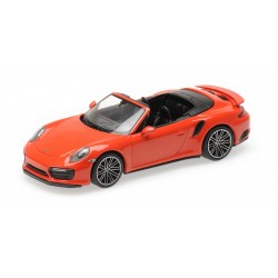 Porsche 911 Type 991/2 Turbo S Cabriolet 2017 Orange Minichamps 410067181
