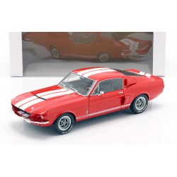 Shelby Mustang GT500 1967 Red and White Stripes Solido S1802902