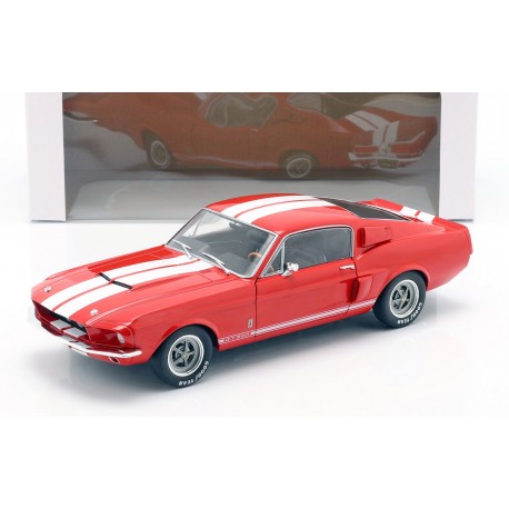 Shelby Mustang GT500 1967 Red and White Stripes Solido S1802902